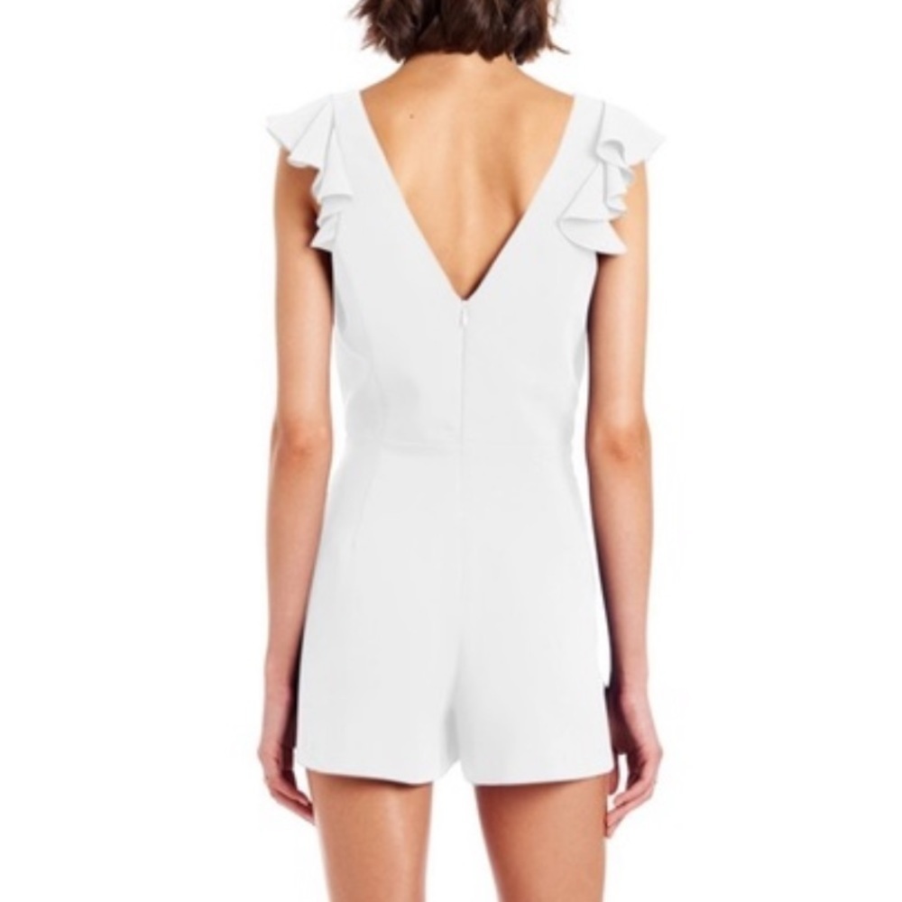 Amanda Uprichard Freeport Romper in Ivory Large - Picture 3 of 10
